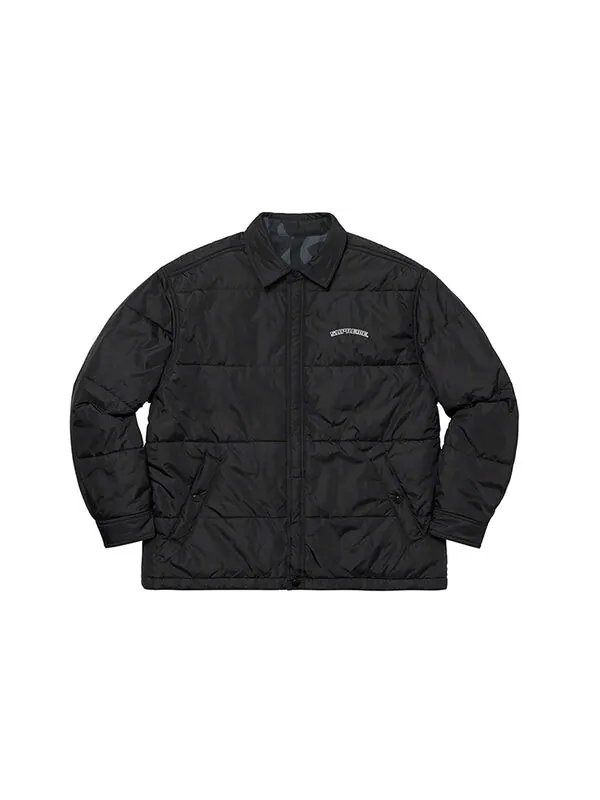 Куртка fw19 week 8 reversible puffy work jacket Supreme — изображение 4 из 4, черный