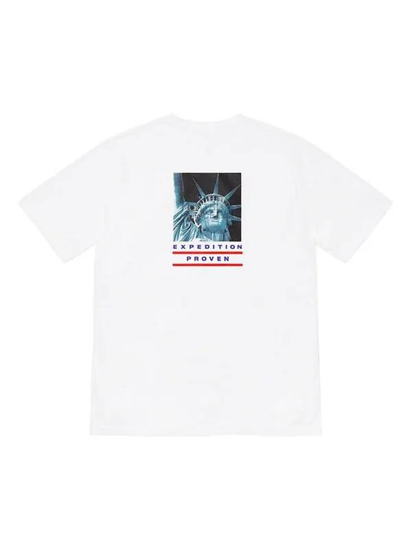 Футболка fw19 week 10 x the north face statue of liberty white tee Supreme — изображение 1 из 2, белый