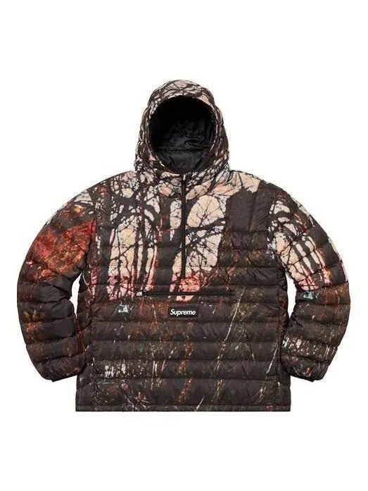 Толстовка micro down half zip hooded pullover 'multi-color' Supreme — изображение 1 из 2, мульти