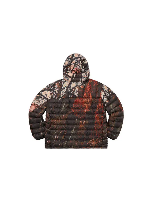 Толстовка micro down half zip hooded pullover 'multi-color' Supreme — изображение 2 из 2, мульти