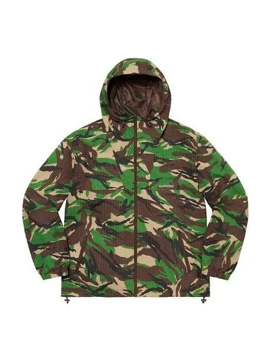 Куртка support unit nylon ripstop jacket 'green brown' Supreme — изображение 1 из 2, зеленый/коричневый