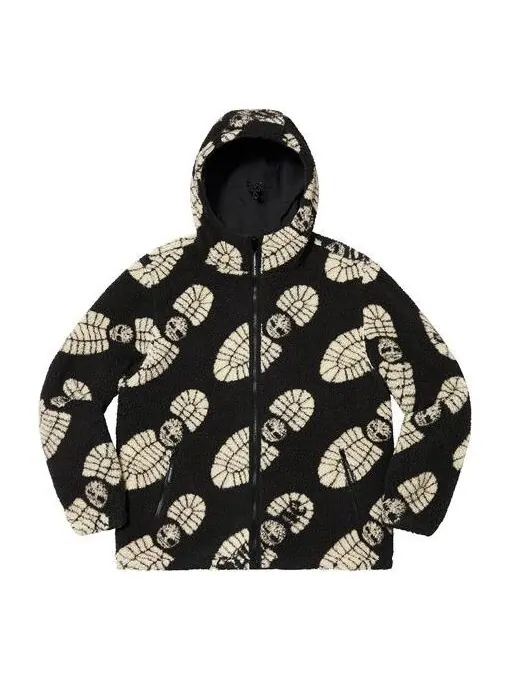 Куртка x timberland reversible ripstop jacket 'black white' Supreme — изображение 4 из 4, черный/белый