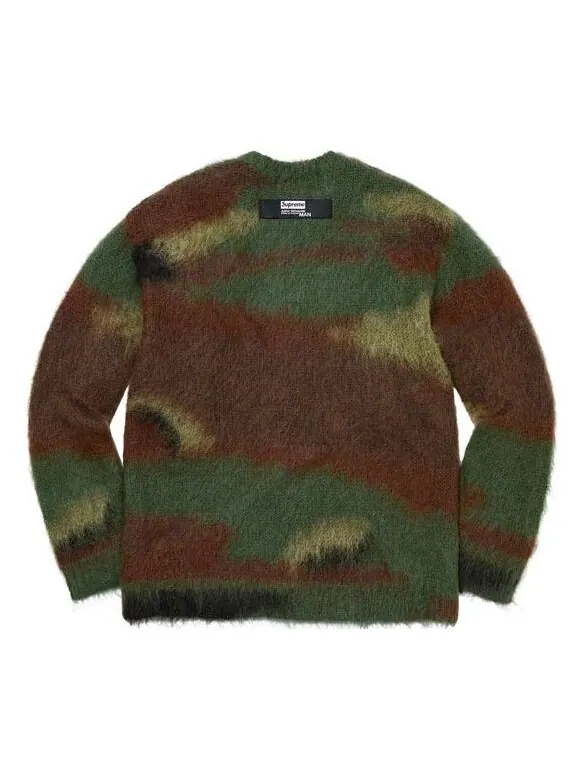 Свитер x junya watanabe comme des garons man brushed camo sweater 'green brown' Supreme — изображение 2 из 2