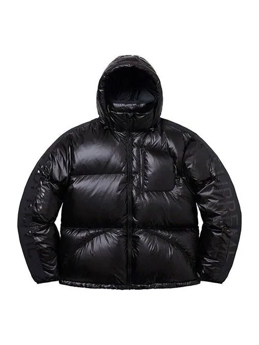 Куртка featherweight down jacket 'black' Supreme — изображение 3 из 3, черный