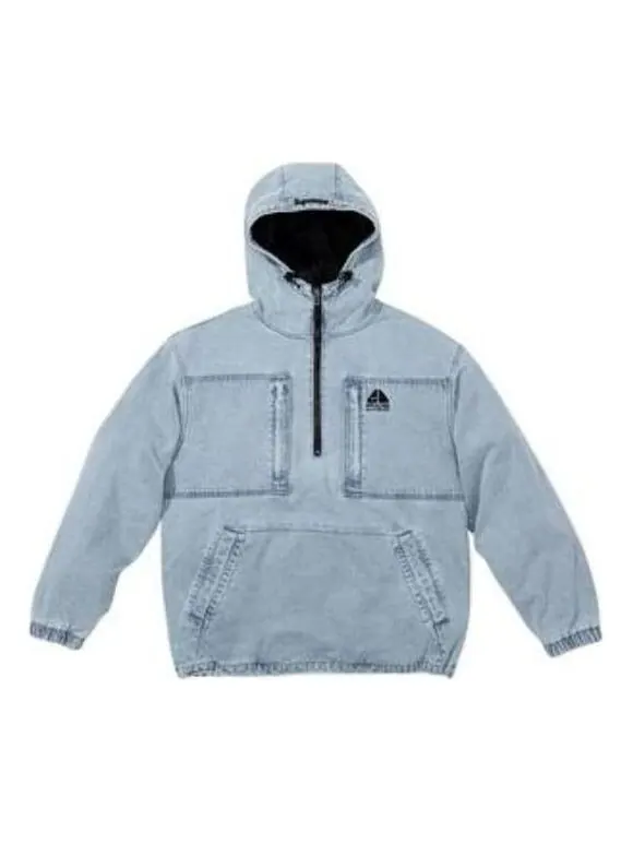 Толстовка x nike acg acg denim pullover 'teal black' Supreme — изображение 1 из 2, черный