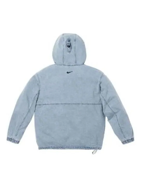 Толстовка x nike acg acg denim pullover 'teal black' Supreme — изображение 2 из 2, черный