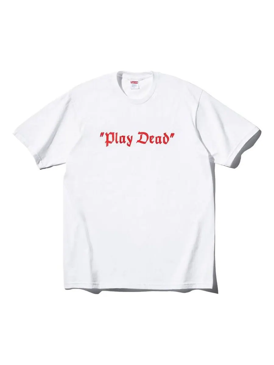 Футболка Supreme FW22 Week 14 Play DeadTee T — изображение 1 из 2, белый