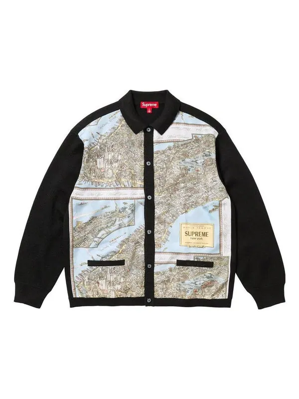 Куртка silk map cardigan 'multi-color' Supreme — изображение 1 из 1, мульти
