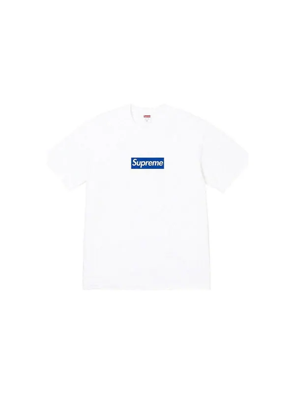 Футболка fw23 box logo t-shirt 'white' Supreme — изображение 2 из 3, белый