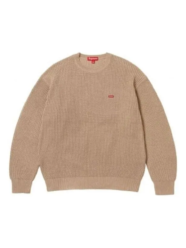 Свитер fw23 week7 small box ribbed sweater 'beige' Supreme — изображение 1 из 2, бежевый