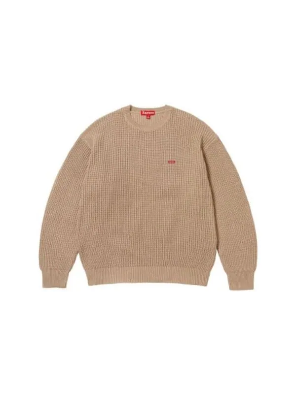 Свитер fw23 week7 small box ribbed sweater 'beige' Supreme — изображение 2 из 2, бежевый