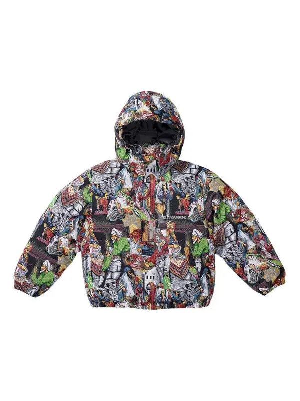 Куртка x bless tapestry down puffer jacket 'multi-color' Supreme — изображение 1 из 4, мульти