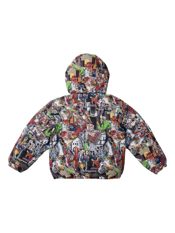 Куртка x bless tapestry down puffer jacket 'multi-color' Supreme — изображение 2 из 4, мульти
