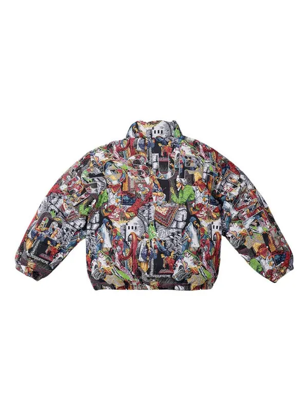 Куртка x bless tapestry down puffer jacket 'multi-color' Supreme — изображение 4 из 4, мульти