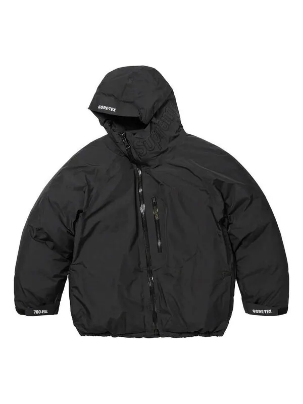Куртка gore-tex 700-fill down parka 'black' Supreme — изображение 3 из 4, черный