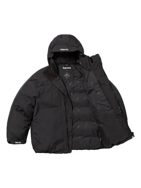 Куртка gore-tex 700-fill down parka 'black' Supreme — изображение 4 из 4, черный