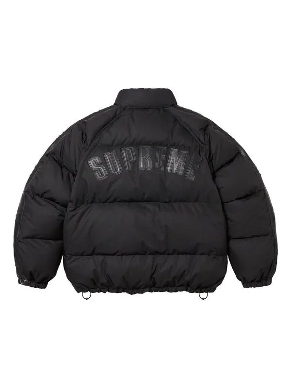 Куртка star sleeve down puffer jacket 'black' Supreme — изображение 2 из 3, черный