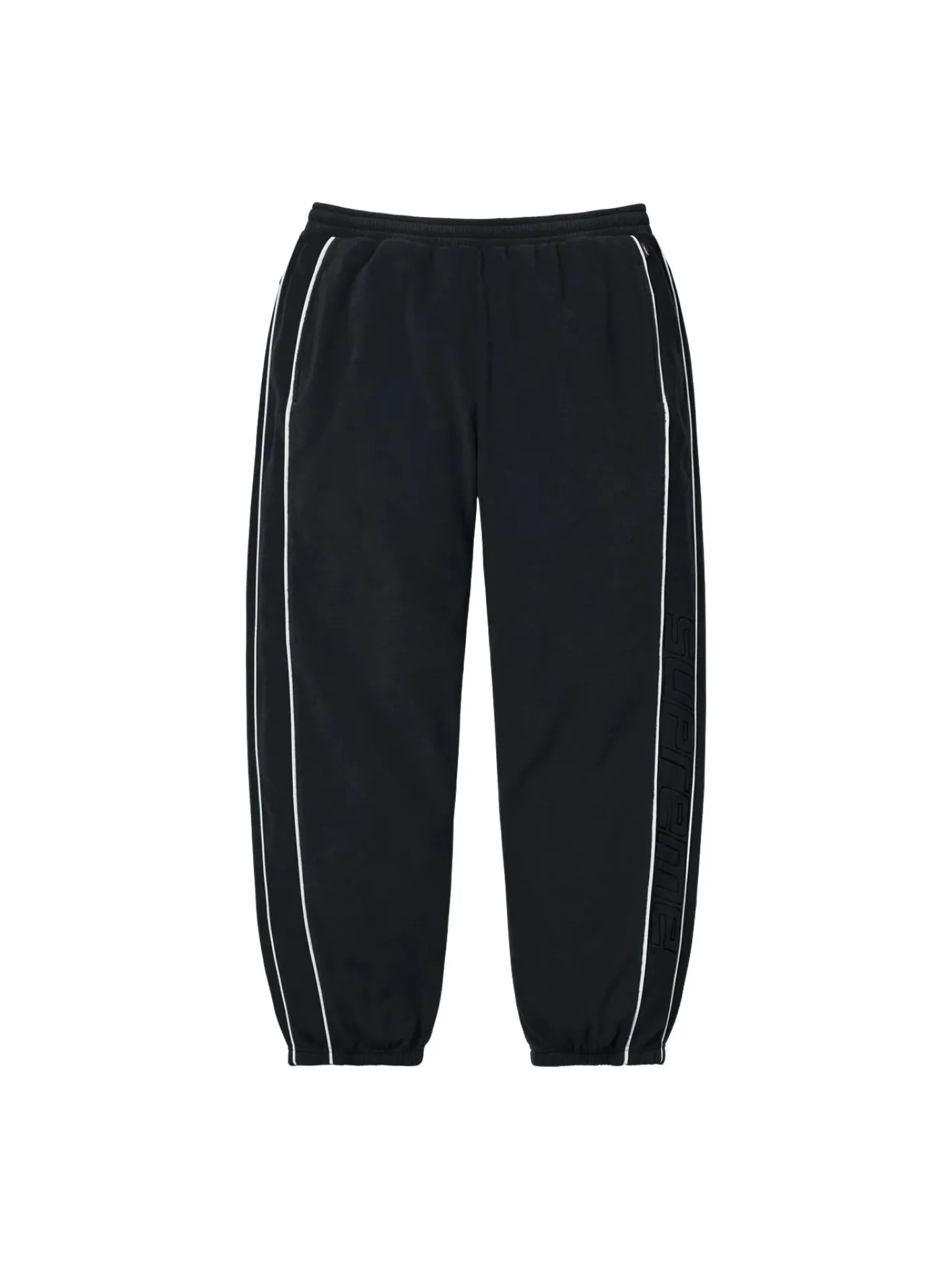 Брюки Supreme Polartec Reflective Piping Pant 'Black' — изображение 1 из 2, черный