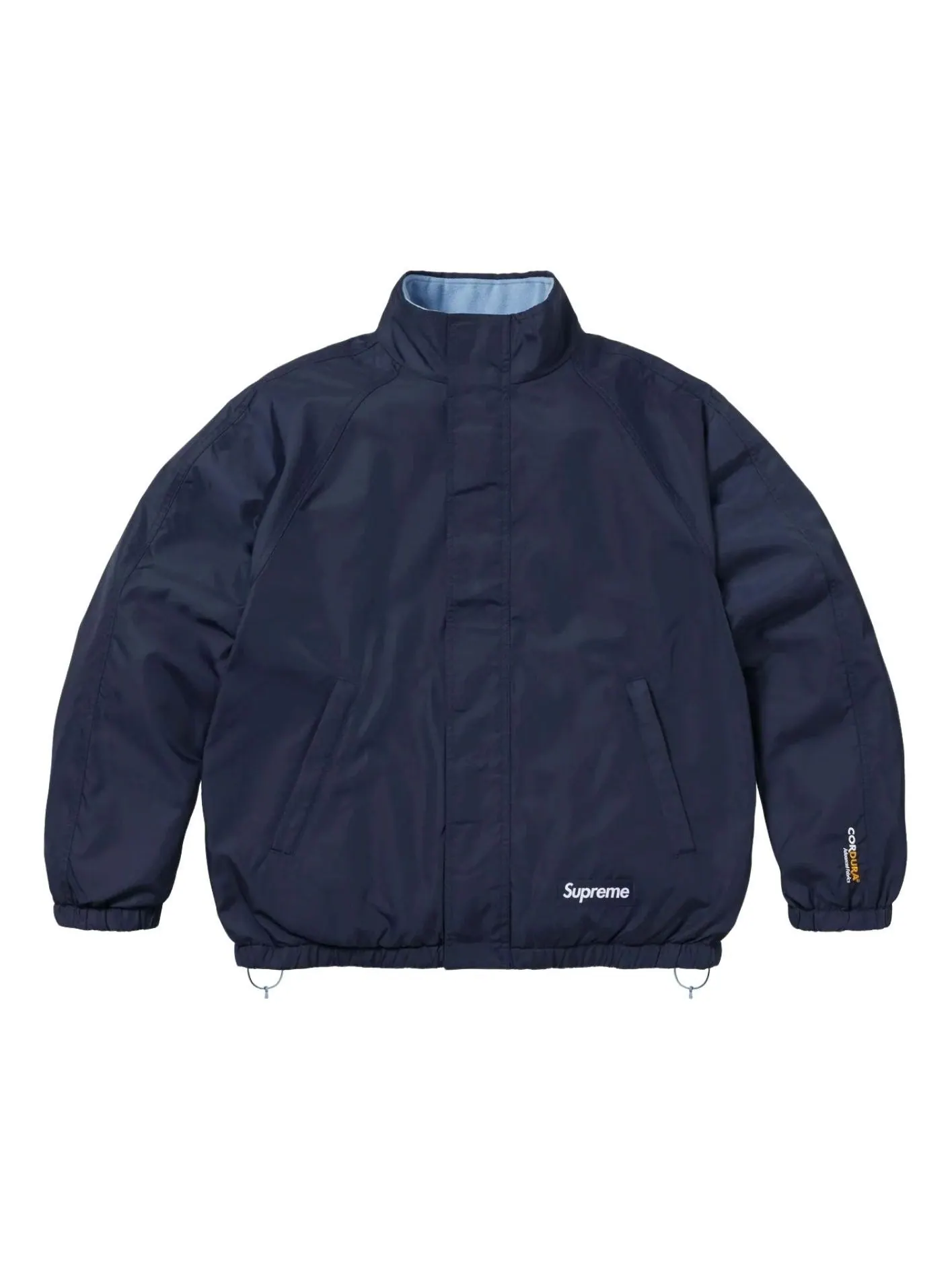 Спортивная куртка Supreme Polartec Reversible Track Jacket 'Nav' — изображение 1 из 4, темно-синий