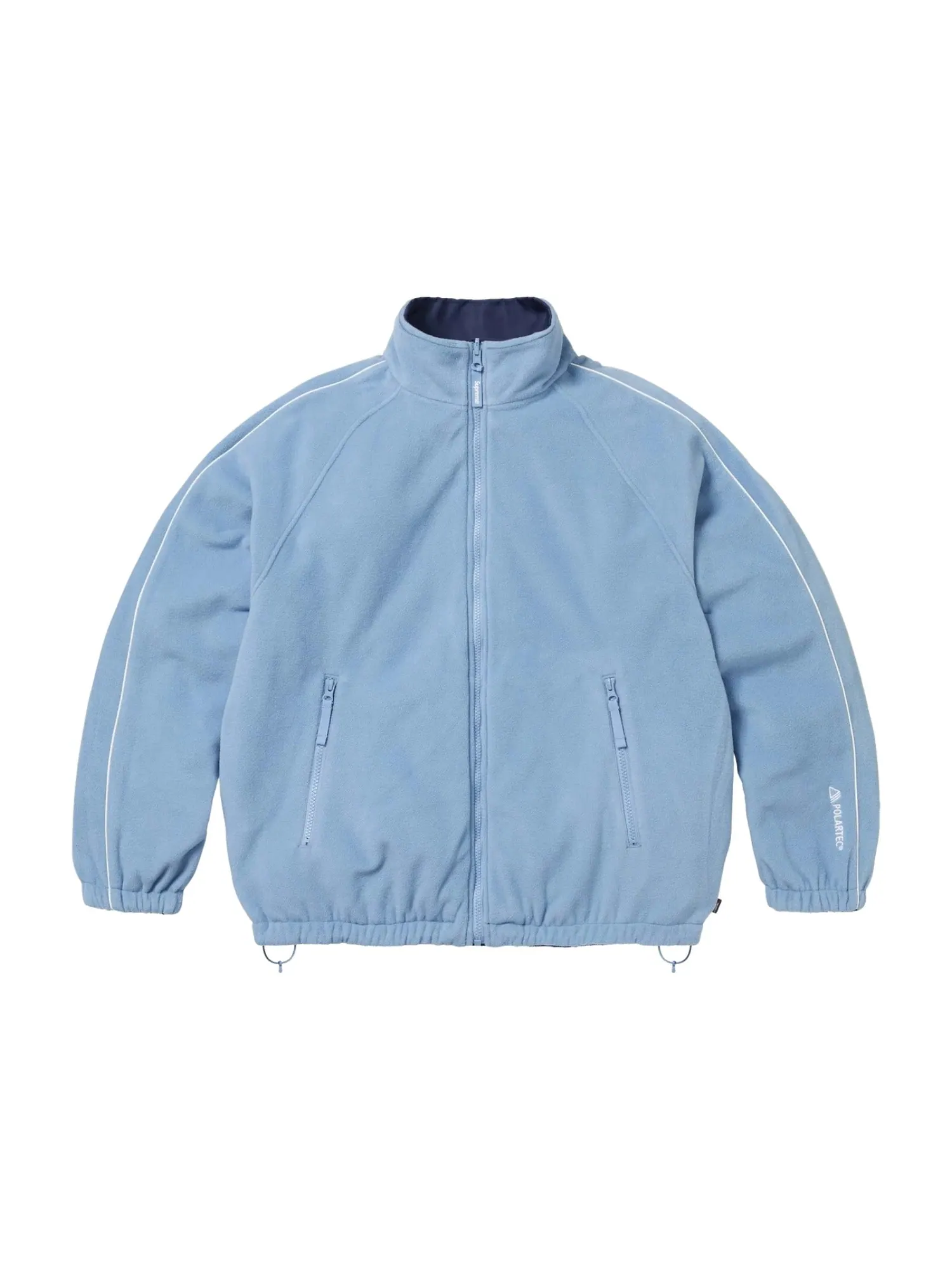 Спортивная куртка Supreme Polartec Reversible Track Jacket 'Nav' — изображение 3 из 4, темно-синий