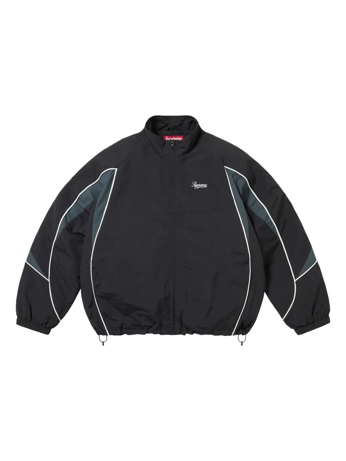 Спортивная куртка Supreme FW25 с контрастной окантовкой — изображение 1 из 3, черный