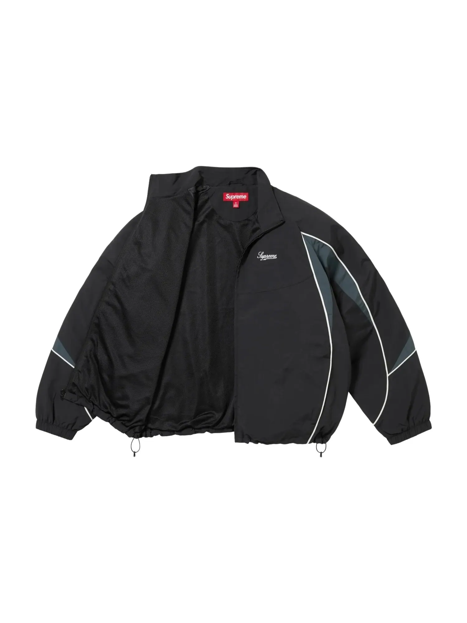 Спортивная куртка Supreme FW25 с контрастной окантовкой — изображение 2 из 3, черный