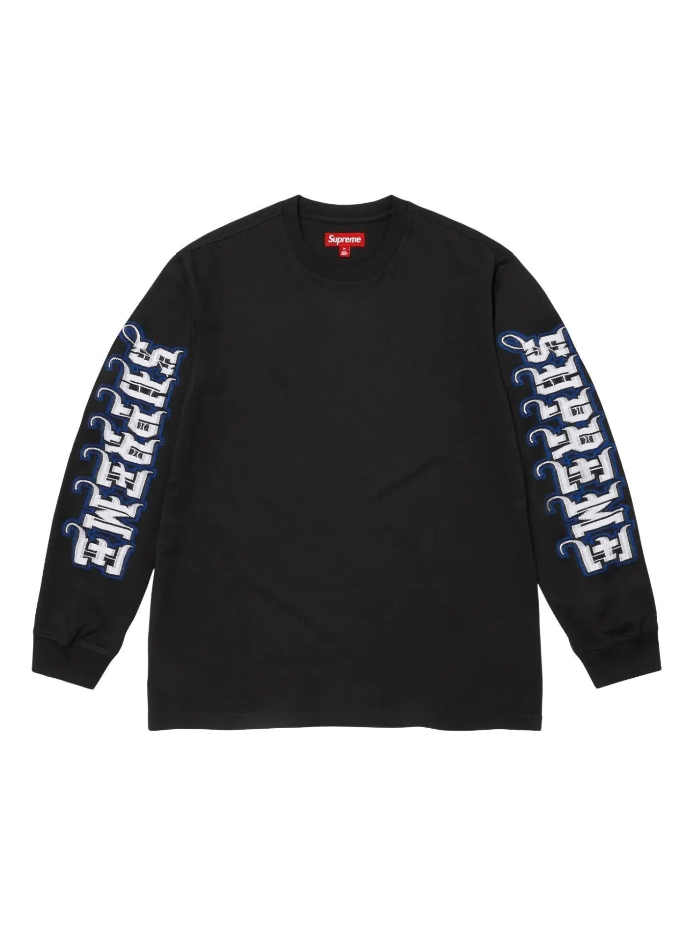 Топ Supreme FW25 с длинными рукавами и интарсией — изображение 1 из 1, черный