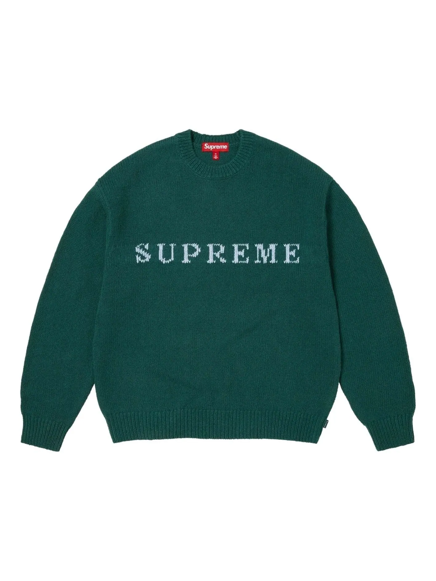 Свитер Supreme FW25 с контрастным логотипом, цвет «сосна» — изображение 1 из 1