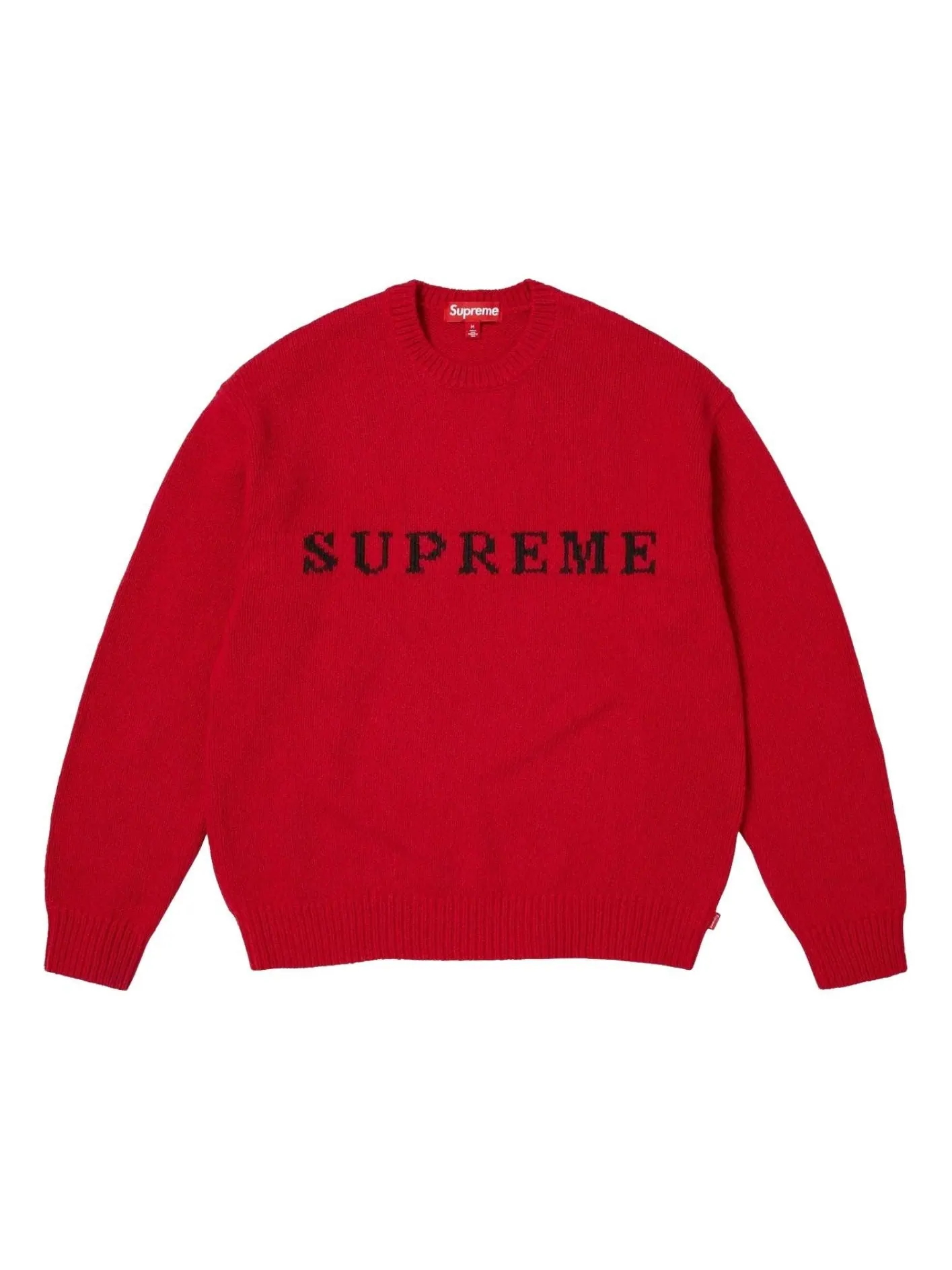 Свитер Supreme FW25 с контрастным логотипом — изображение 1 из 1, красный