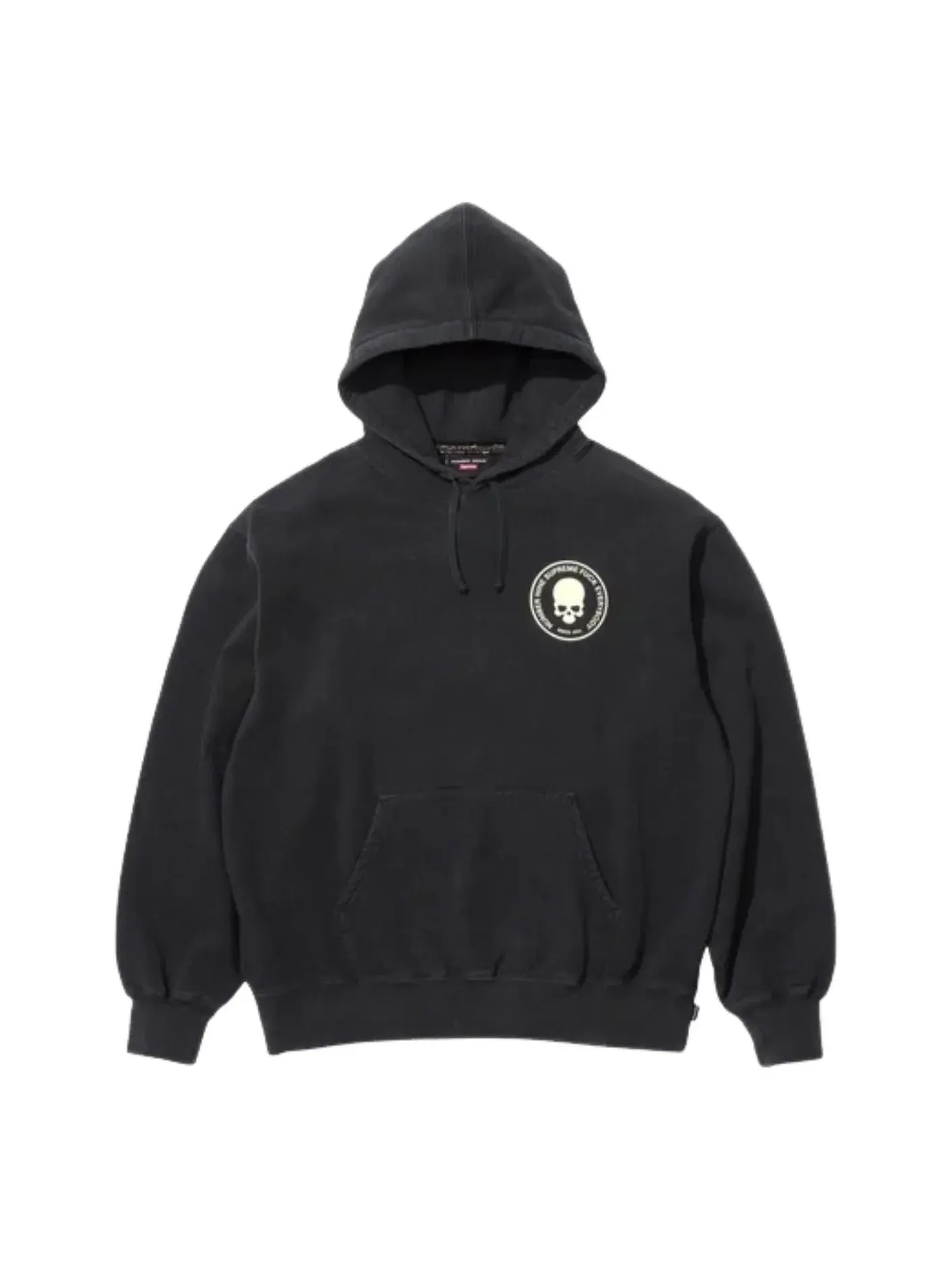 Толстовка с капюшоном Supreme FW25 x Number (N)ine, черная, SUP-FW25-266-BLK — изображение 1 из 2, черный