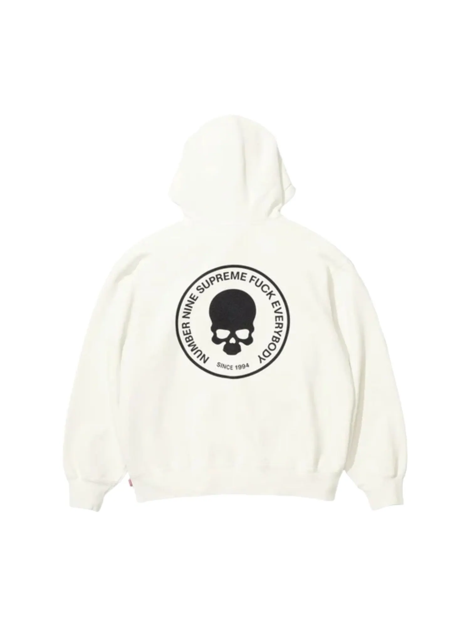 Толстовка с капюшоном Supreme FW25 x Number (N)ine — изображение 2 из 2, белый