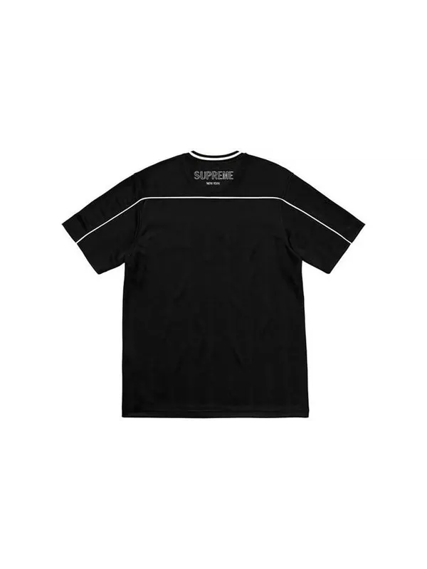 Футболка ss18 dazzle warm up top black tee 'black white' Supreme — изображение 2 из 2, черный/белый