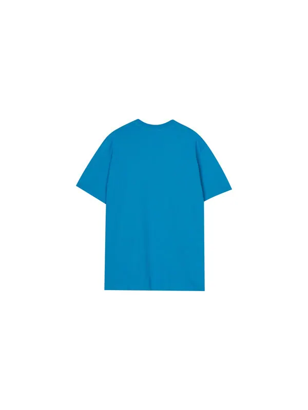 Футболка ss18 chicken dinner tee cyan printing short sleeve blue Supreme — изображение 2 из 2, синий