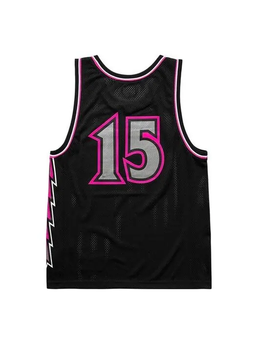 Спортивная футболка bolt basketball jersey 'black grey pink' Supreme — изображение 2 из 2, черный/серый/розовый