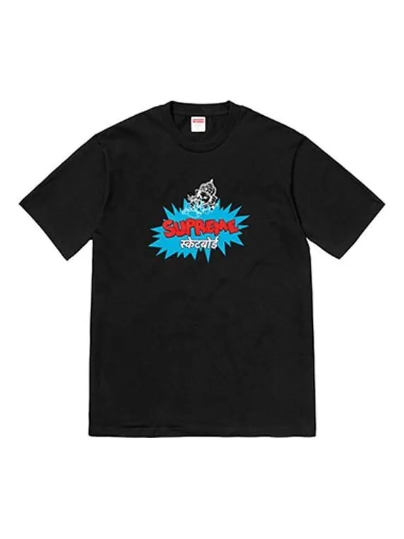 Футболка ss18 ganesha tee black thailand short sleeve Supreme — изображение 1 из 2, черный