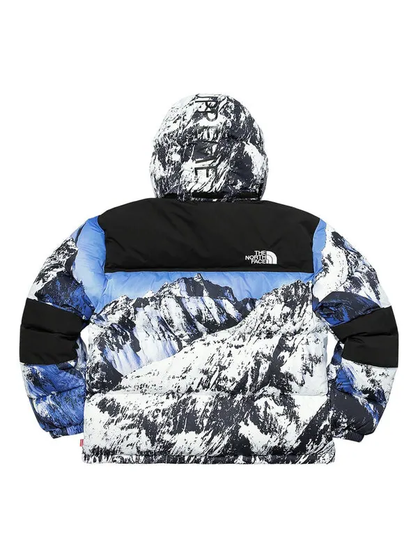Куртка x the north face mountain baltoro 700 fill down jacket 'white blue black' Supreme — изображение 2 из 4