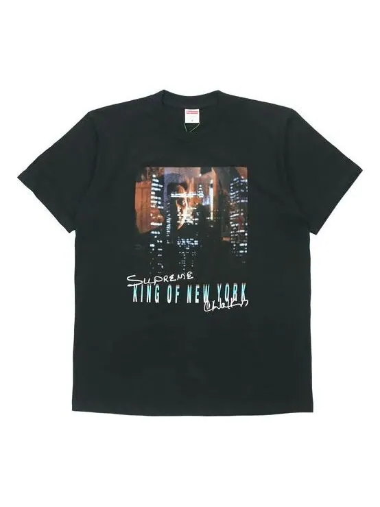 Футболка ss19 christopher walken king of new york black tee Supreme — изображение 1 из 2, черный