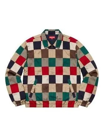 Куртка patchwork harrington jacket 'multi-color' Supreme — изображение 1 из 4, мульти