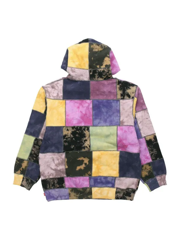 Толстовка patchwork tie dye hooded sweatshirt 'multi-color' Supreme — изображение 2 из 2, мульти