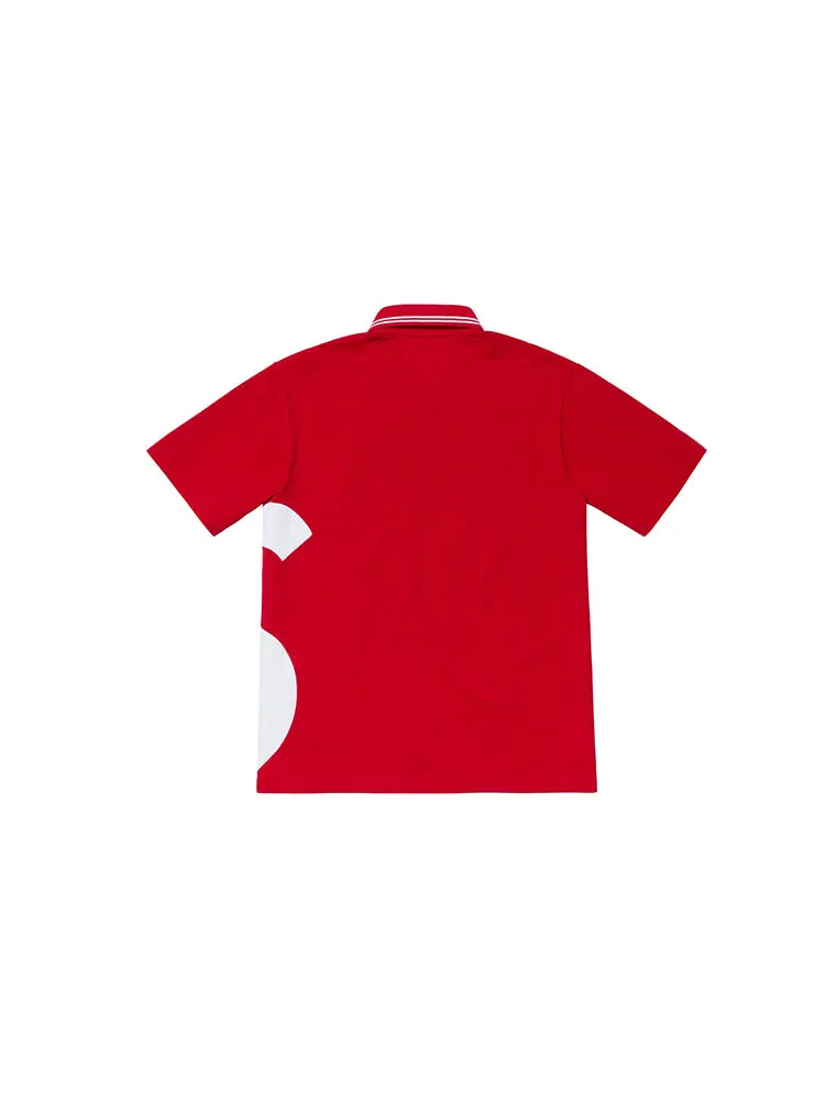 Футболка Supreme SS19 S Logo Polo Side S Logo Polo Shirt Unisex Red — изображение 2 из 2, красный