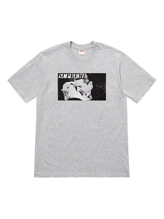 Футболка ss19 bela lugosi tee vampire short sleeve gray Supreme — изображение 1 из 1, серый