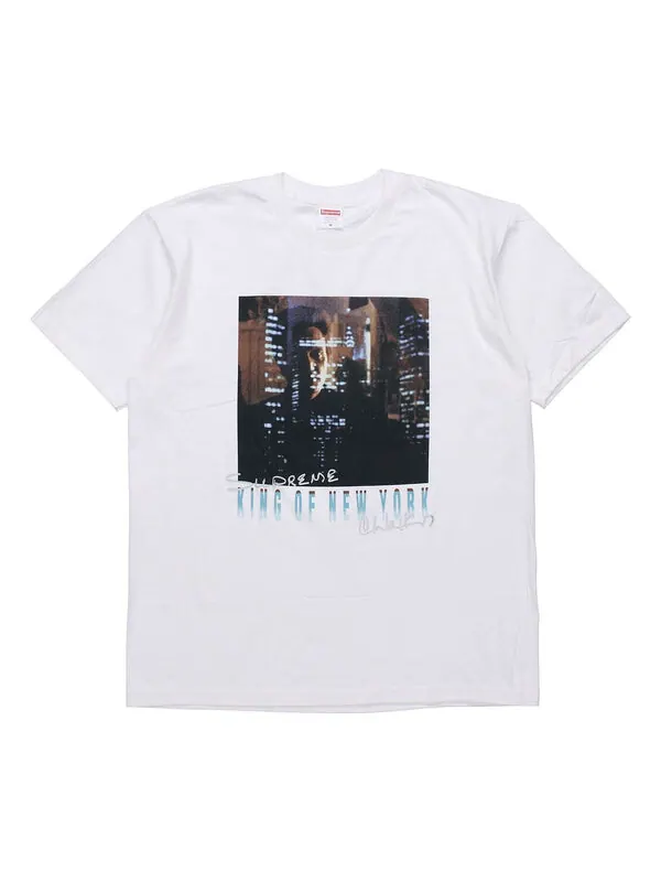 Футболка ss19 christopher walken king of new york tee white Supreme — изображение 1 из 2, белый