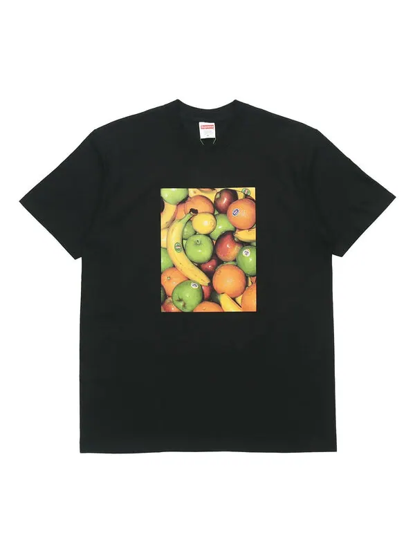 Футболка ss19 fruit tee black casual short sleeve Supreme — изображение 1 из 2, черный