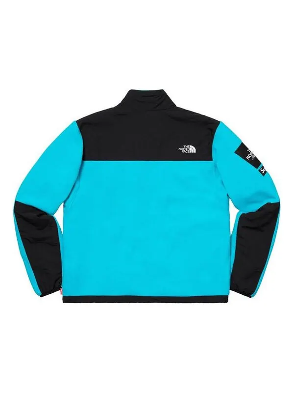 Куртка x the north face arc logo denali fleece jacket 'black blue' Supreme — изображение 2 из 4, черный/синий