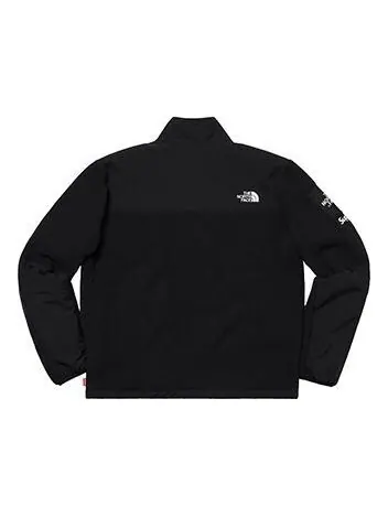 Куртка x the north face arc logo denali fleece jacket 'black white' Supreme — изображение 2 из 2, черный/белый