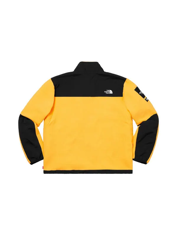 Куртка Supreme SS19 x The North Face Arc Logo Denali Fleece Jacket Yellow — изображение 2 из 4, желтый