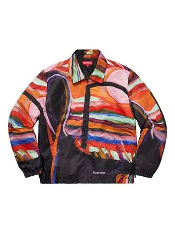 Куртка Supreme SS19 Reaper Work Jacket Painting Cargo Unisex — изображение 1 из 3, черный