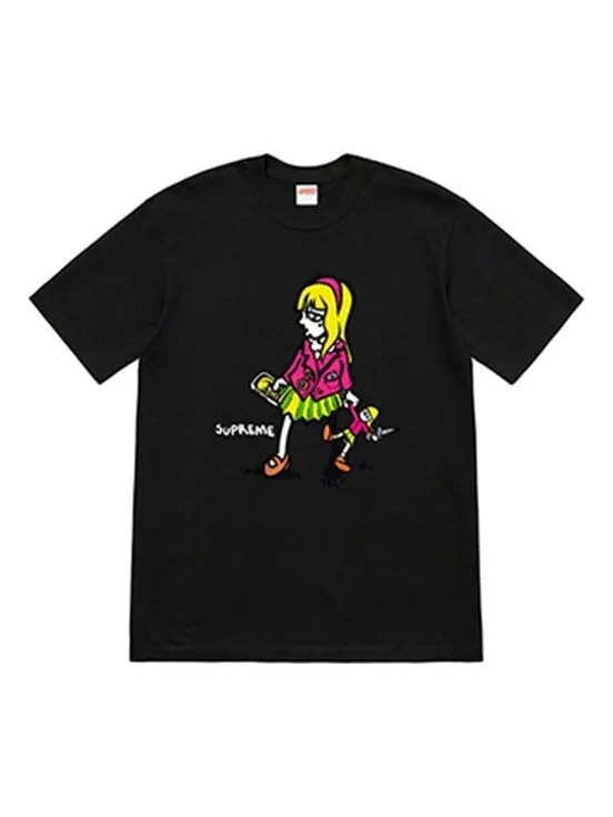 Футболка ss19 suzie switchblade tee black small short sleeve Supreme — изображение 1 из 1, черный