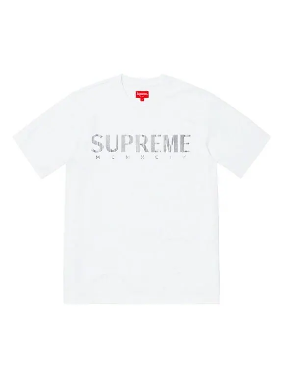 Футболка ss19 gradient logo tee white logo tee Supreme — изображение 1 из 1, белый