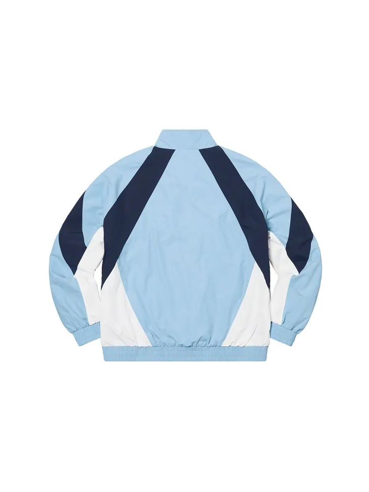 Куртка Supreme SS20 Week 1 Paneled Track Jacket Contrast Color Stitching Sports Unisex Blue — изображение 2 из 2, синий